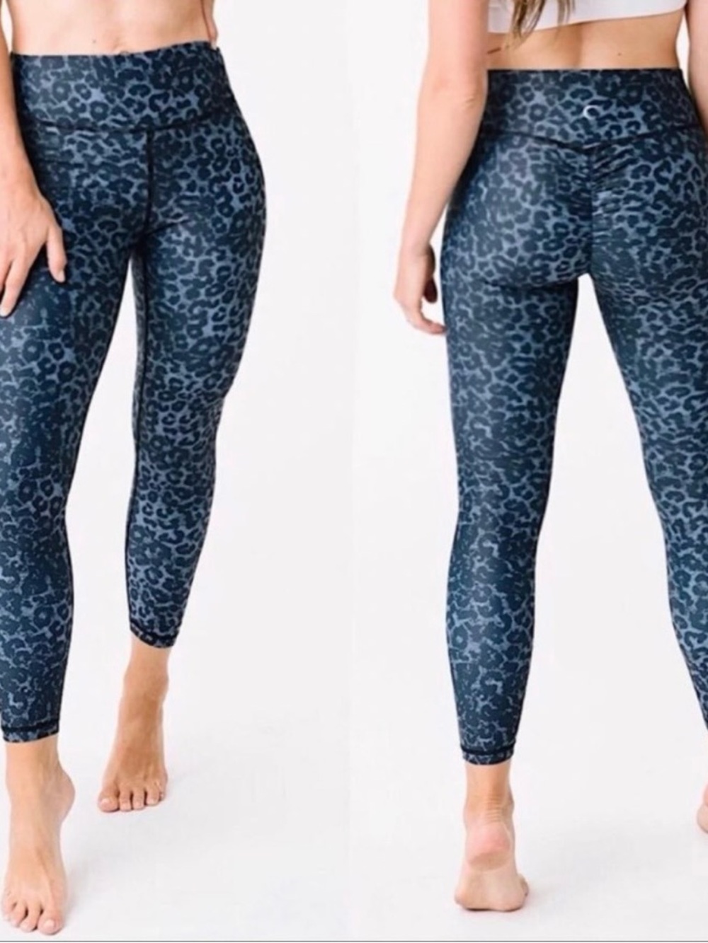 Zyia Stone Leopard Scrunchy Light N Tight Size 14-16.